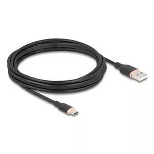 DeLOCK USB Cable USB 2.0 4m USB A USB C Black 81228