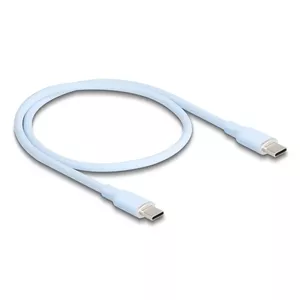 USB кабель DeLOCK 81233 USB 2.0 0.5м USB C Синий