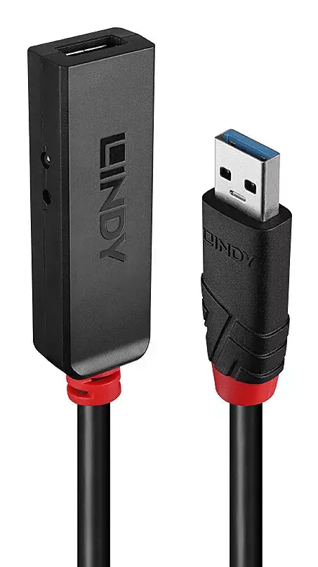 USB 3.0 aktīvais pagarinājums Slim Lindy 15m Photo 2