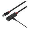 USB 3.0 aktīvais pagarinājums Slim Lindy 15m Photo 3