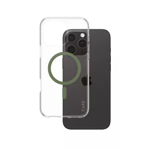 Чехол PanzerGlass iPhone 16 Pro Max Прозрачный Urban Combat Green MagSafe