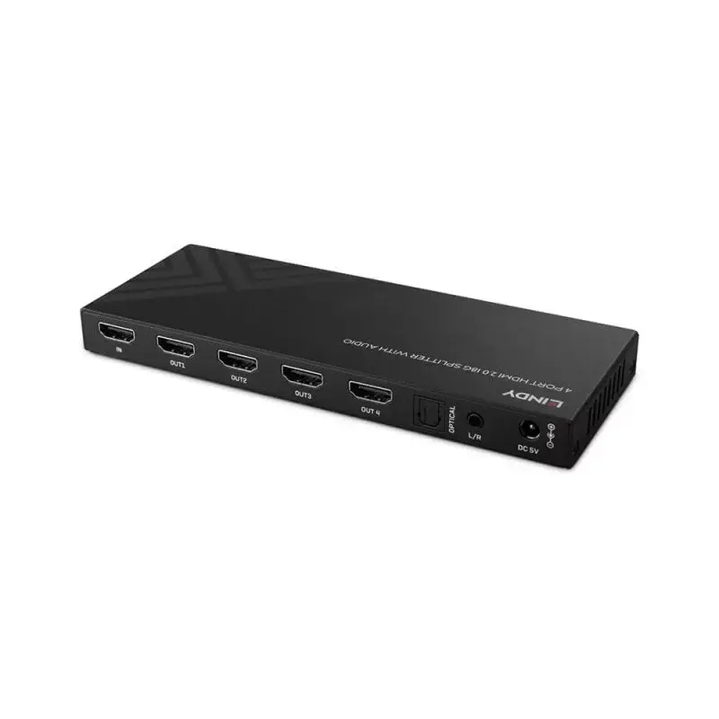 Lindy 4 Port HDMI 8K60 Splitter with Audio Photo 2