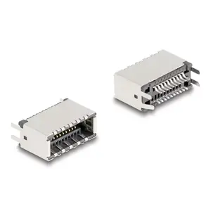 Pin header DeLOCK 67194 White Straight 1 pc 13mm