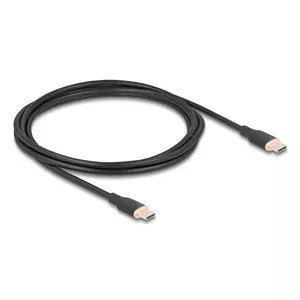 USB кабель DeLOCK 81239 2.5м USB C черный USB 2.0 0.48 Gbit/s