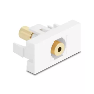 Socket Outlet DeLOCK 90841 2 x 3.5mm Male Male White