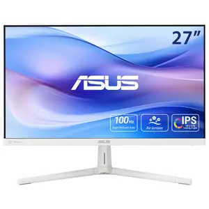 Datora monitors ASUS EyeCare VU279HFI-W 27" Full HD 1920 x 1080 LCD 100 Hz 1 ms Balts