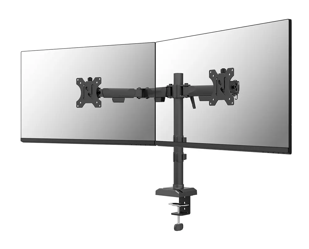 Neomounts DS60-600BL2 Dubultā monitora roka 10-32