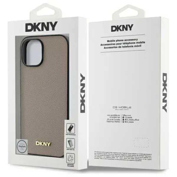 Ciets DKNY DKHMP15SPGHLME vāciņš priekš iPhone 15 6.1" Photo 6