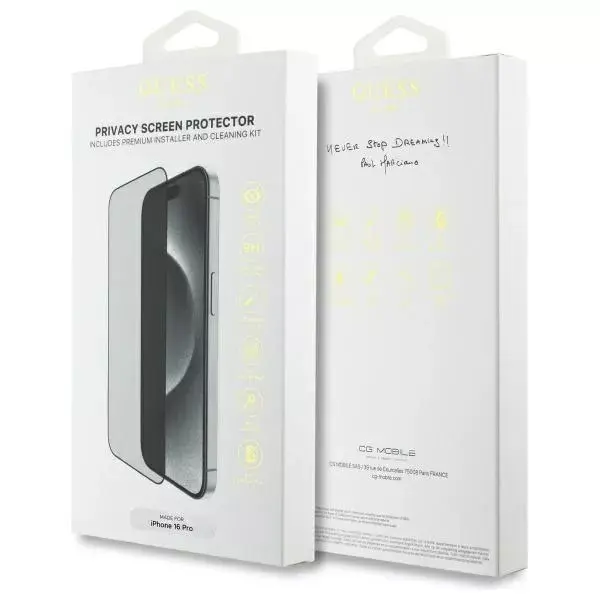 GUESS Screen Protector for iPhone 16 Pro 6.3" Photo 2