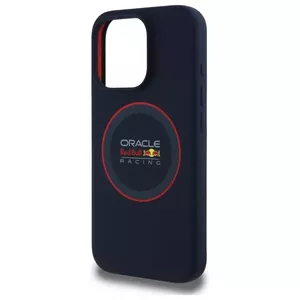 Hardcase Red Bull RBHMP16X24SIILVR iPhone 16 Pro Max 6.9" silikona MagSafe vāciņš, tumši zils
