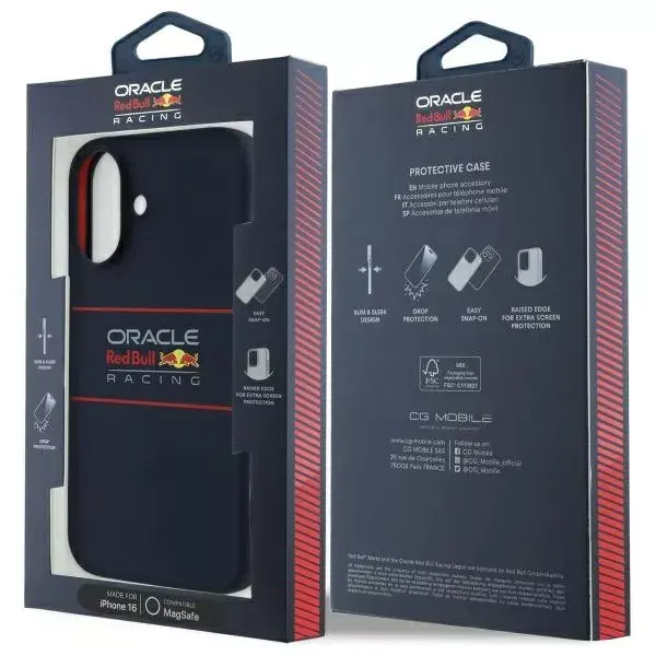 Hardcase Red Bull RBHMP16S24SIHSRV priekš iPhone 16 Photo 7