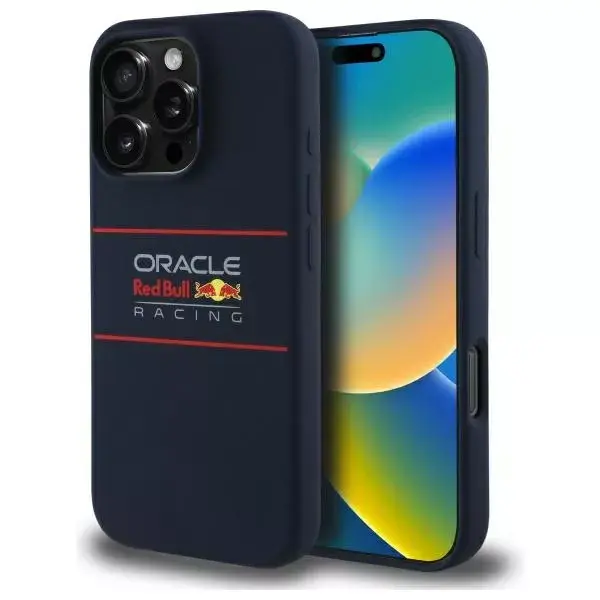 Hardcase red bull priekš iPhone 16 Pro 6.3" silikons MagSafe Photo 8