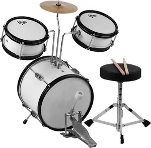 Acoustic Kids Drum Set V-tone VD JUNIOR WH – compact junior drum kit, white finish