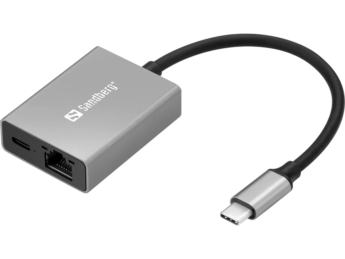 Sandberg USB-C Gigabit Adapter PD100W adapteris