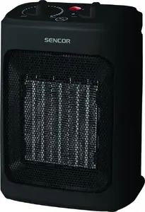 Ceramic Indoor Heater Sencor SFH 7601BK Black 2000 W with Adjustable Thermostat and Desk or Floor Placement