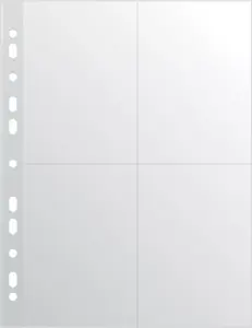 Photo Sleeves Donau A4, polypropylene (PP), crystal clear, 60 µm thickness
