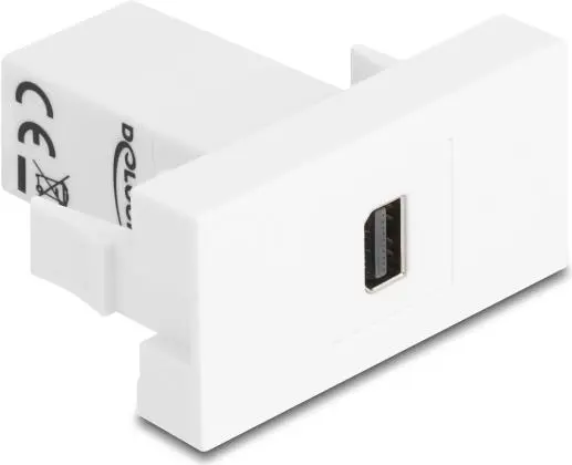 DeLOCK 90842 Mini DisplayPort kontaktligzda Balta