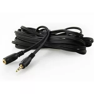 Audio Cable 3.5mm Gembird CCA-421S-5M Black 5m Male to Female