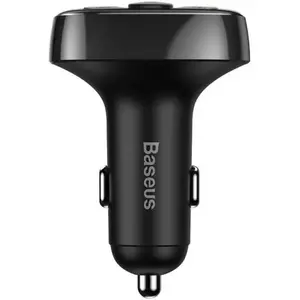 FM pārraidītājs Baseus CCMT000001 — digitālais FM 87,5–108 MHz, Bluetooth, USB, MicroSD, LED, 12/24V, 3.4A