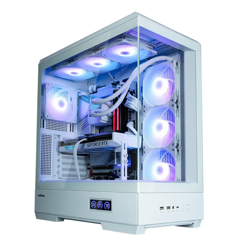 Datora korpuss Zalman P50 DS White Photo 2