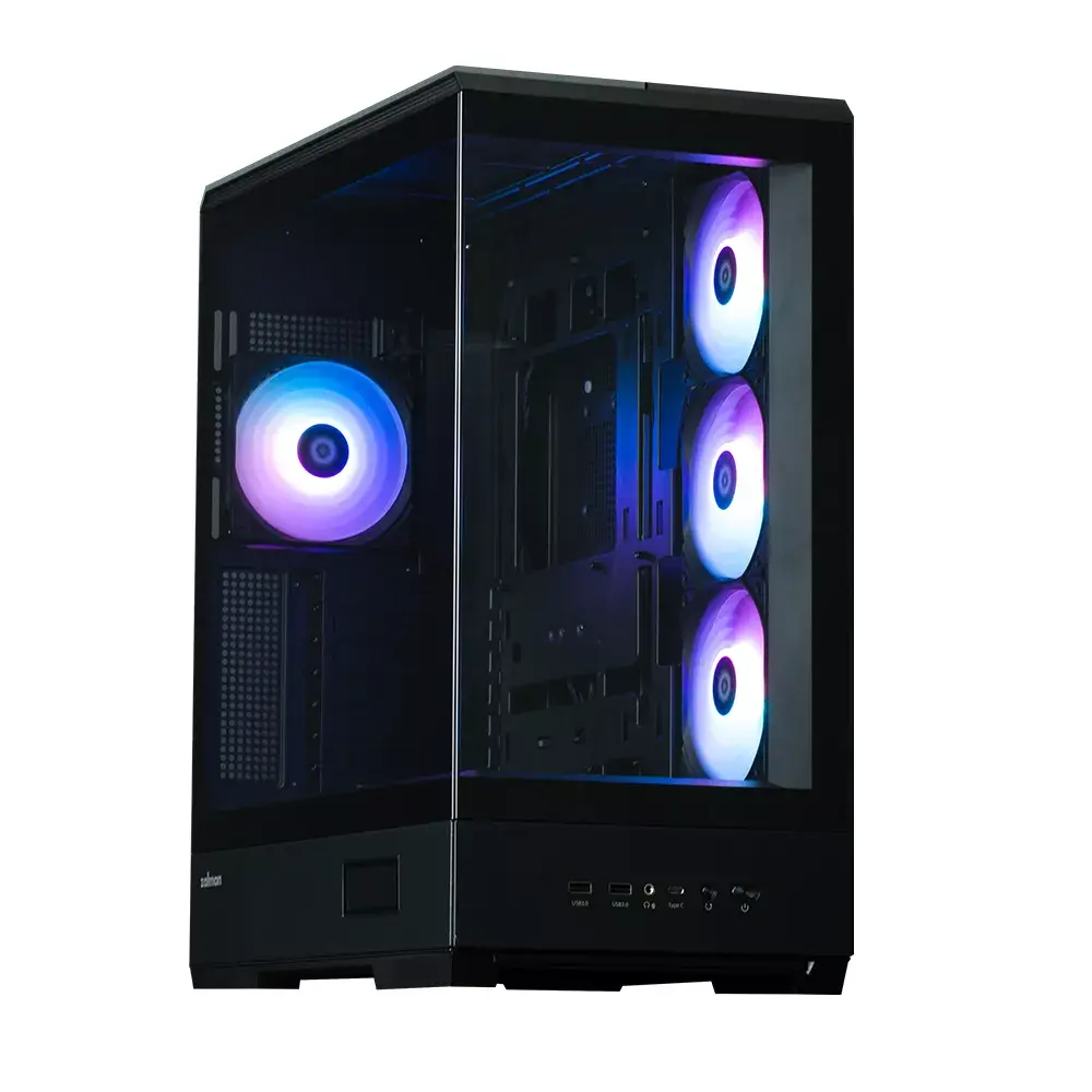 Datora korpuss Zalman P50 DS Black Photo 9