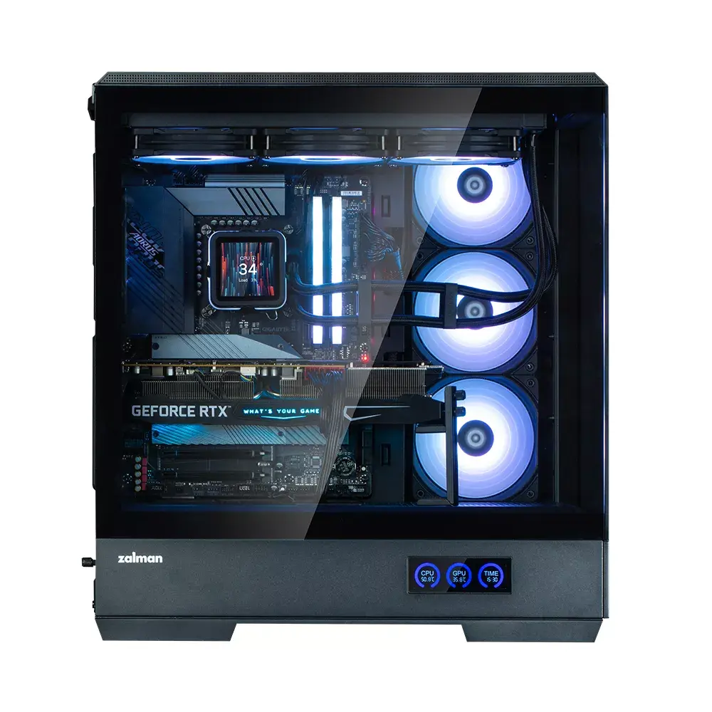Datora korpuss Zalman P50 DS Black Photo 15