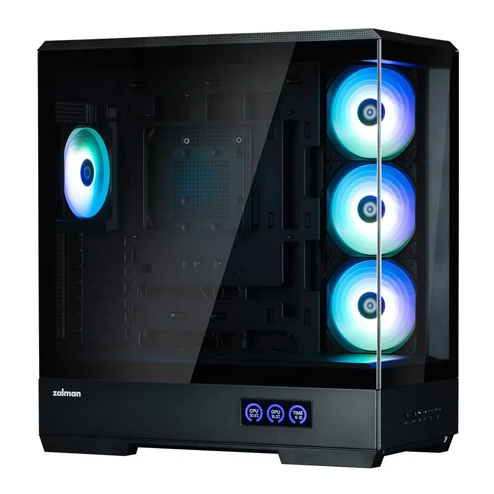 Datora korpuss Zalman P50 DS Black Photo 17