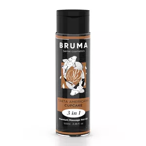 Masažas eļļa BRUMA Premium Cupcake 3 in 1, 100 ml