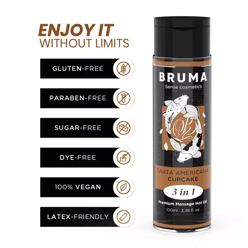 Masažas eļļa BRUMA Premium Cupcake 3 in 1 100 ml Photo 3