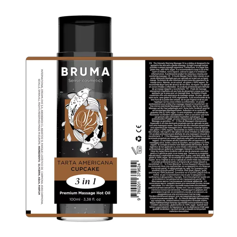 Masažas eļļa BRUMA Premium Cupcake 3 in 1 100 ml Photo 5