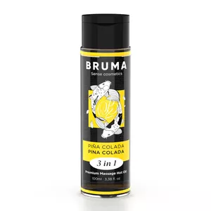 Masāžas eļļa BRUMA PINA COLADA 100 ml — 3‑vienā formulējums masāžai, mitrināšanai un aromterapijai