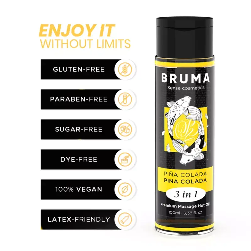 BRUMA PINA COLADA masāžas eļļa 100 ml Photo 3
