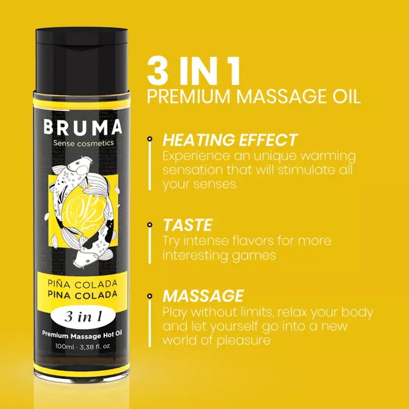 BRUMA PINA COLADA masāžas eļļa 100 ml Photo 4