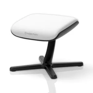 Foot Rest noblechairs NBL-FR-PU-WED White Aluminium Foam Plastic 0-45°
