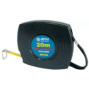Measuring tape MEGA 20 m steel blade closed case model 20332