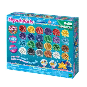 Aquabeads Shiny Bead Pack Epoch 2000 Pērlītes 24 Krāsas Vecums 4+