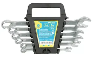 Combination wrench set Vorel 51721 — 8-piece pack, chrome-plated hand tools