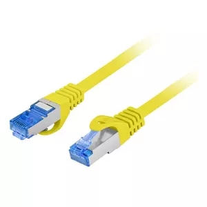 Tīkla kabelis Lanberg PCF6A-10CC-0025-Y RJ-45 Cat6a 0.25 m Dzeltena