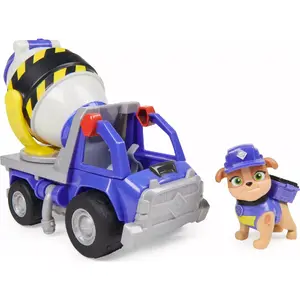 Concrete mixer truck toy Spinmaster Rubble & Crew Mix’s Mixing Truck, plastic, multicolour, for ages 3+