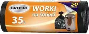 Trash Bags Grosik 35 L, 50 pcs, model ZZA311900