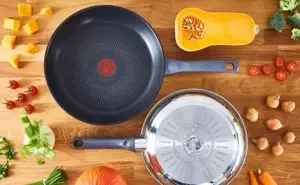 Tefal Daily Cook G7132S55 2 pannu komplekts 24 cm un 28 cm Nerūsējošais tērauds