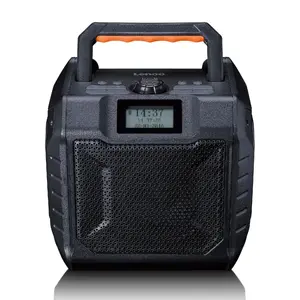 Lenco ODR-160GY Pārnēsājams analogais un digitālais radio ar DAB+, FM, Bluetooth, MP3 atskaņošanu, 35 W RMS un displeju