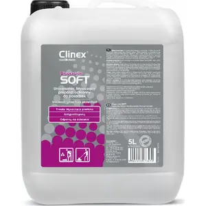 Средство для блеска пола Clinex Dispersion SOFT 5 л — для винила, плитки, ластрико, бетона, ПВХ