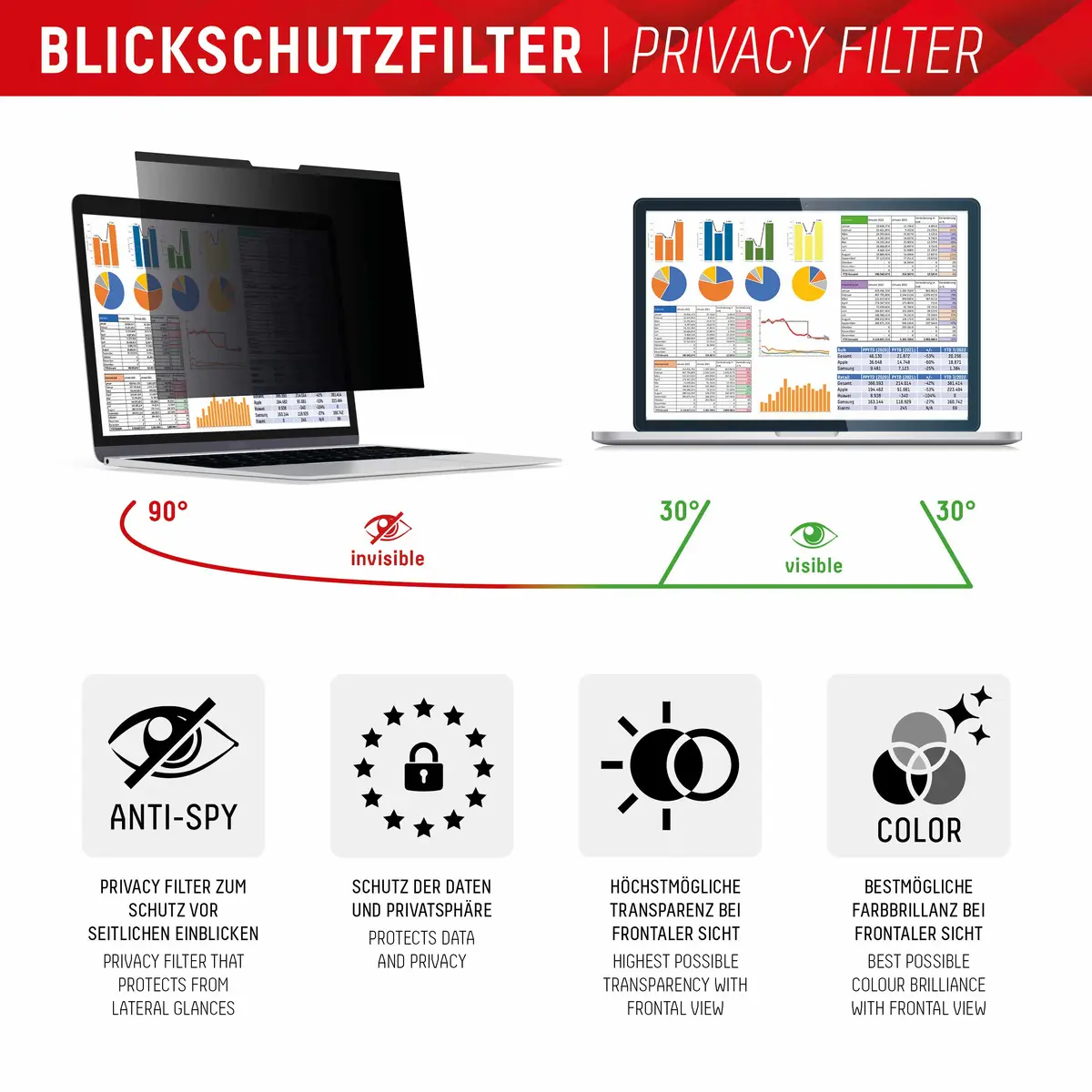 Displex PRIVACY SAFE privātuma filtrs MacBook Pro 14.2 Photo 3