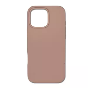 Задняя защитная накладка Riff для iPhone 16 Pro Max, мягкий силикон, пыльно-розовый