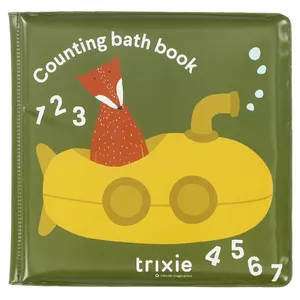 Vannas rotaļlieta Baby's only Trixie book fox 6m+ — mīksta putu vannas grāmata zīdaiņiem