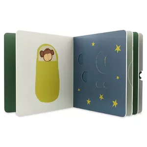 Книжка с движущимися элементами для ребёнка Trixie 12m+ модель 35-628 для тактильной и зрительной стимуляции