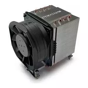 CPU cooler Dynatron A56 for AM4 AM5 — 80mm fan, aluminum fins
