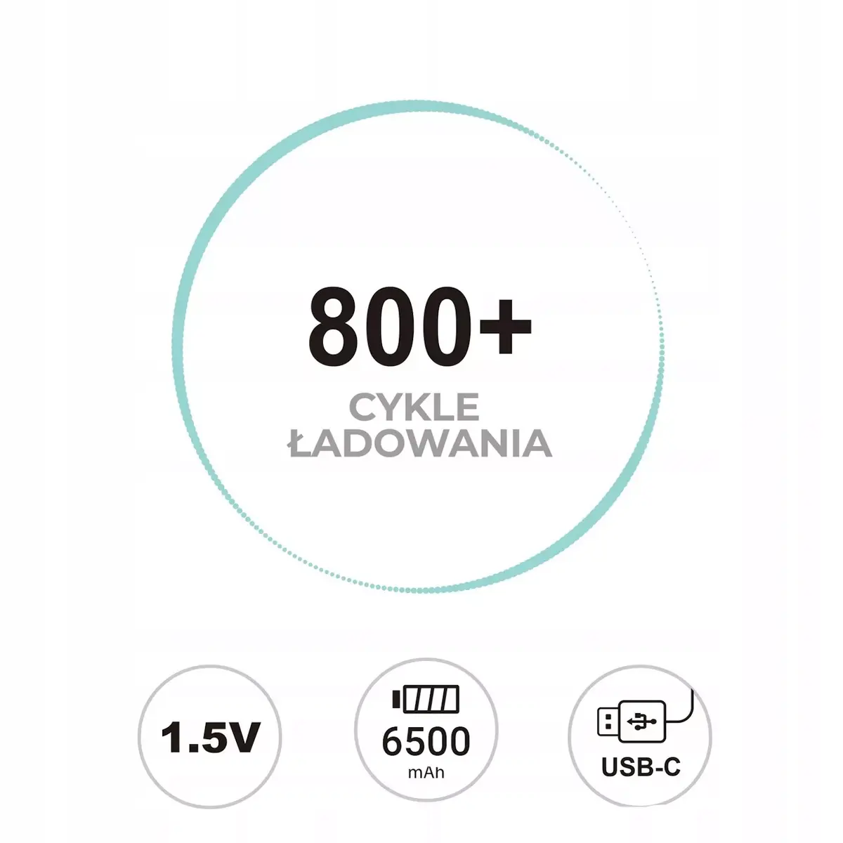 Liibattaries LIB510750 перезаряжаемая 6500мА·ч 1,5В Photo 3
