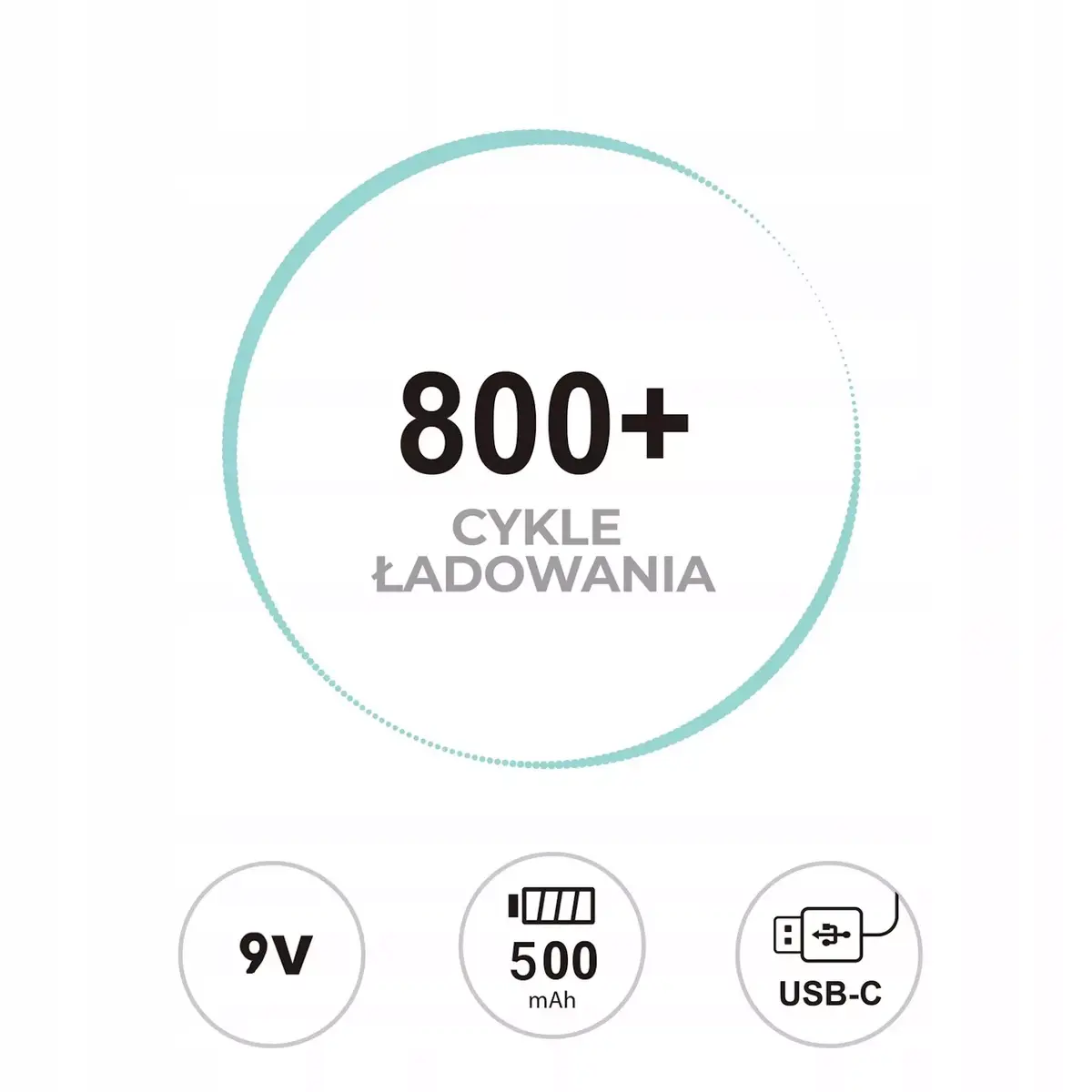 Liibattaries 9В аккумулятор LIB510781 500 мА·ч Photo 5